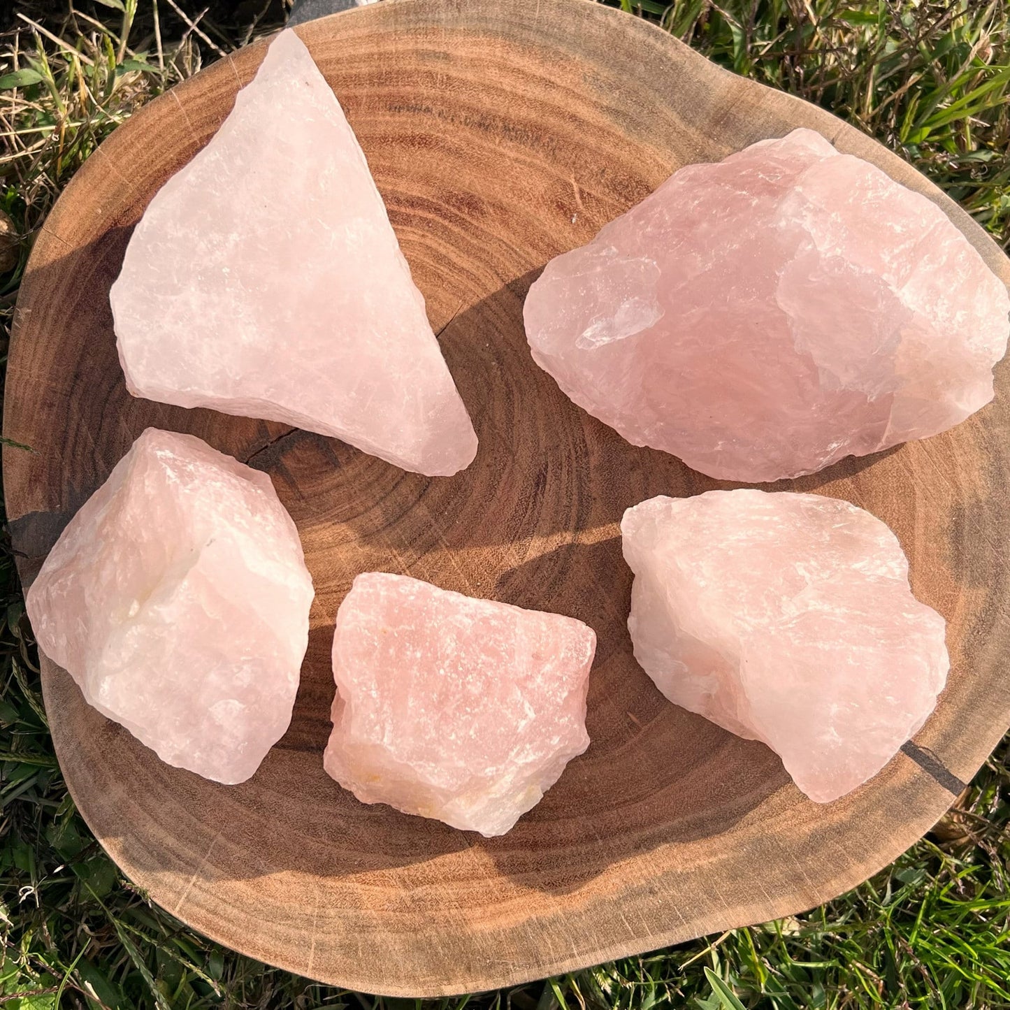 Large Raw Rose Quartz Stones