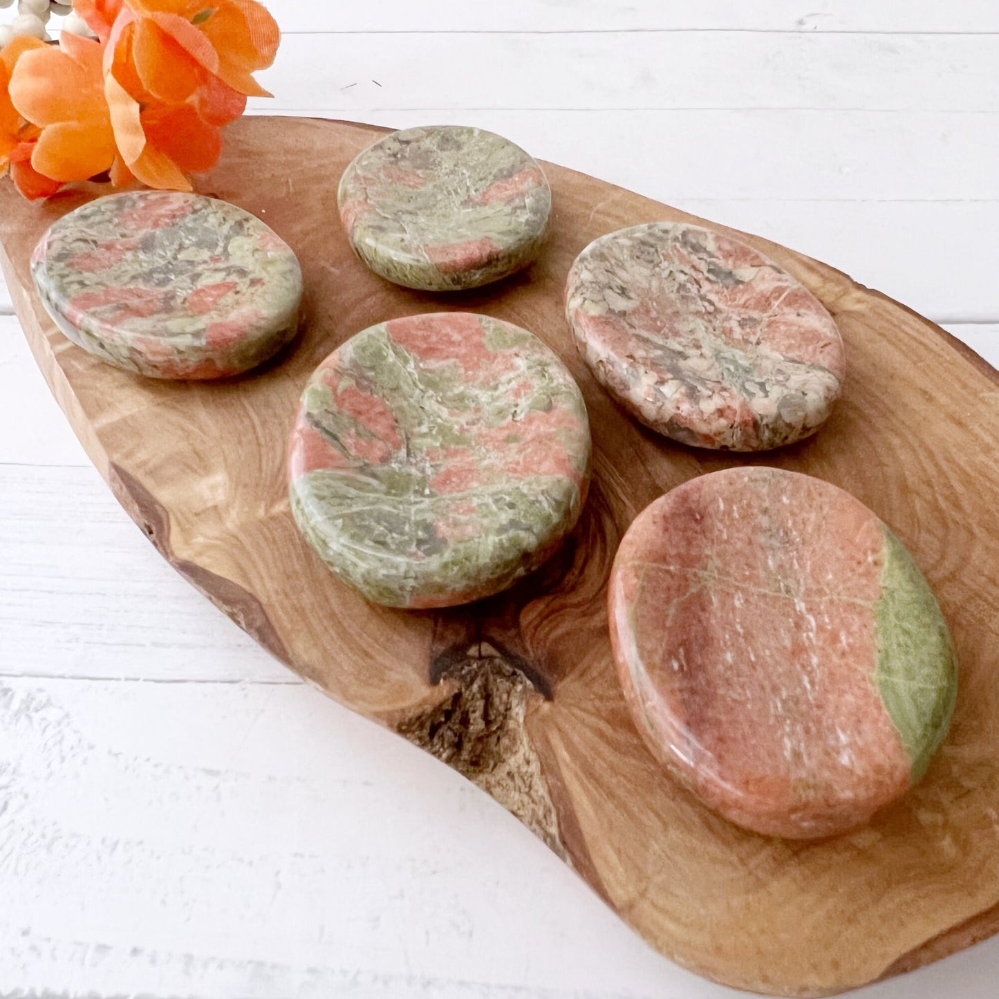 Unakite Worry Stone