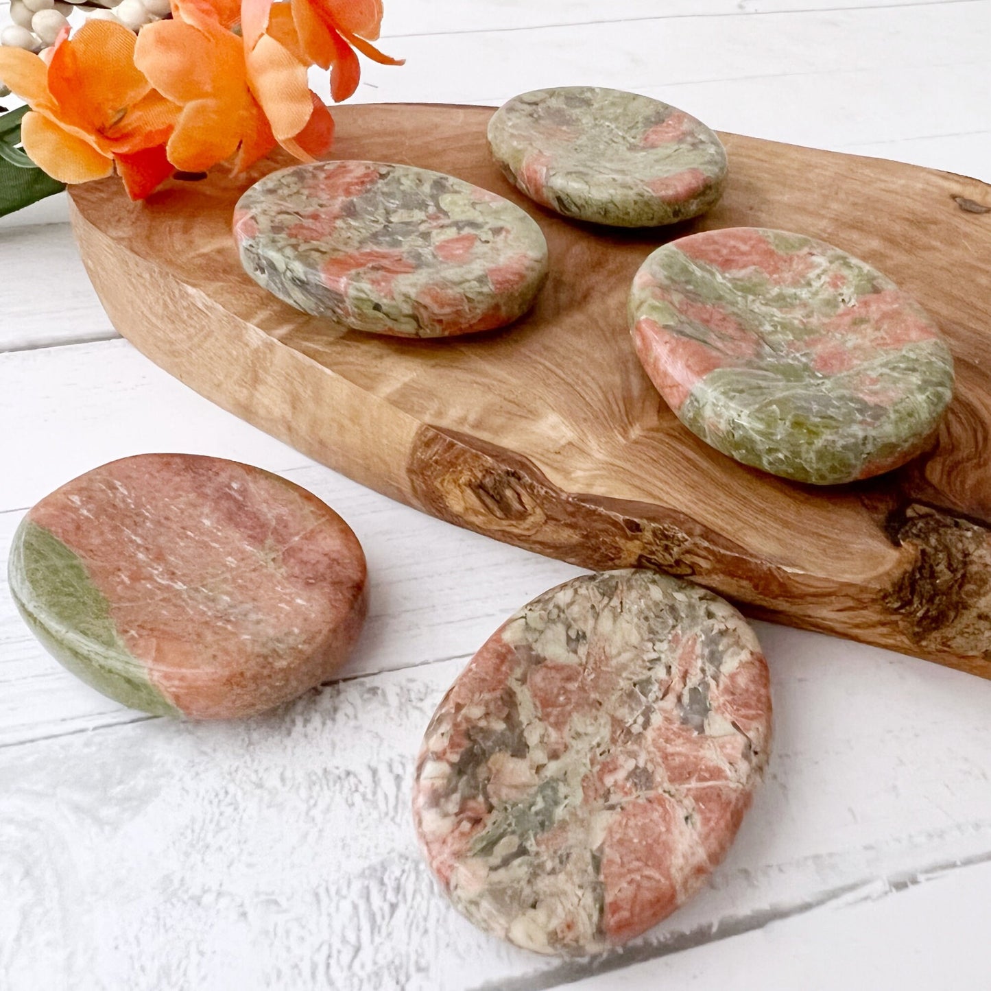 Unakite Worry Stone