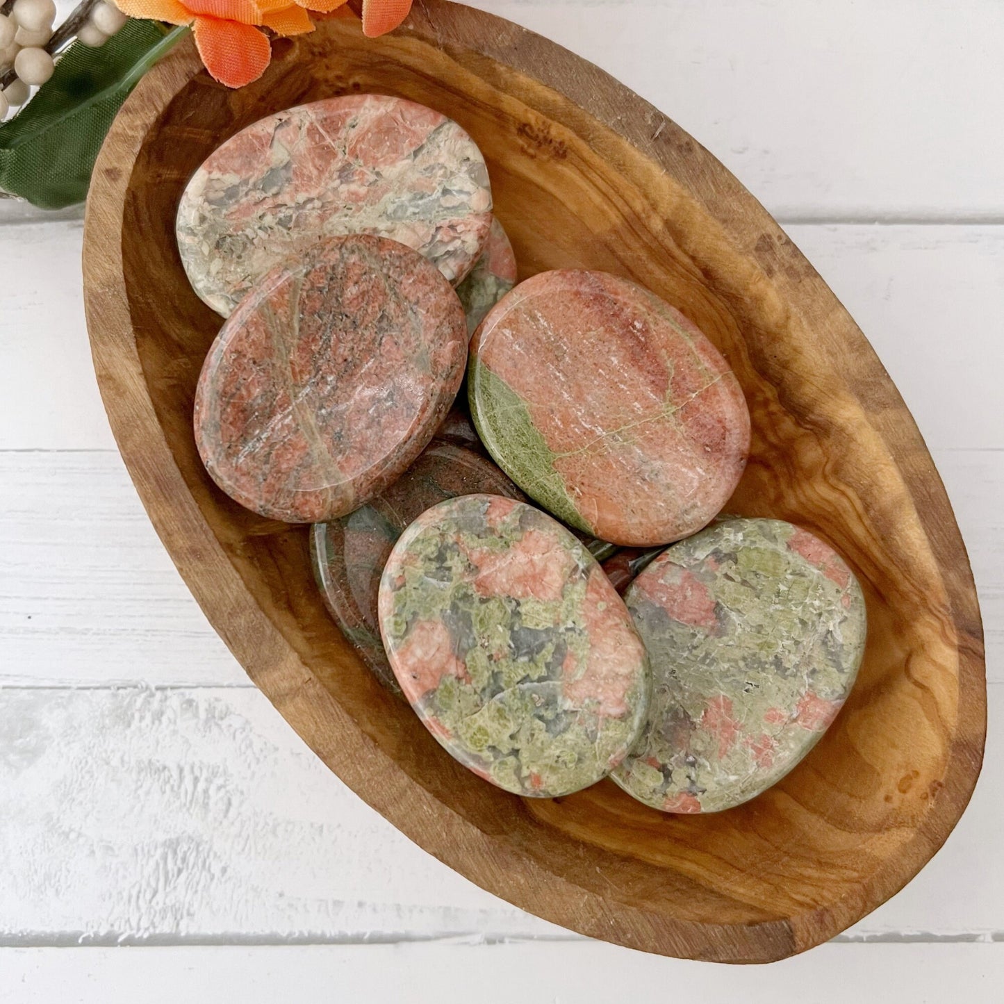 Unakite Worry Stone