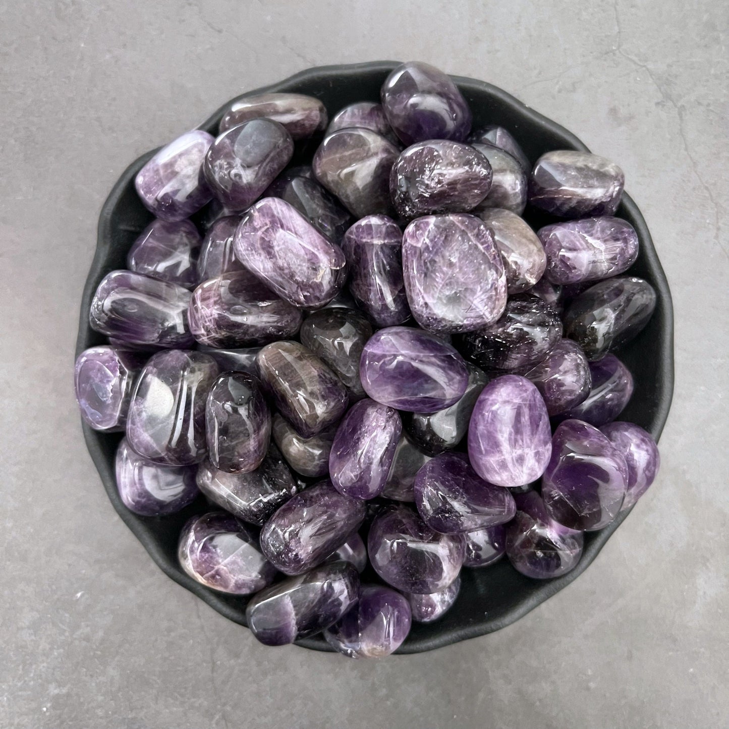 Dark Dream Amethyst Tumbled Stones