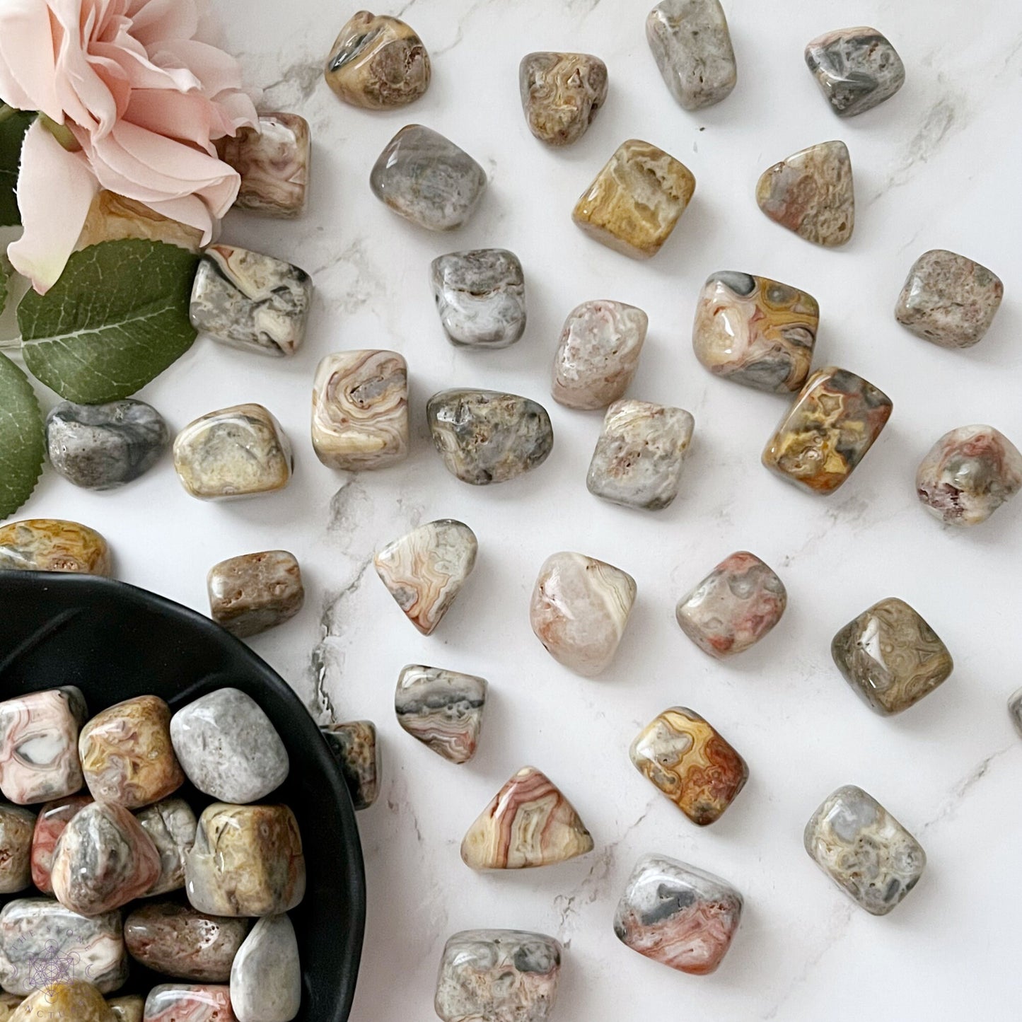 Crazy Lace Agate Tumbled Stones