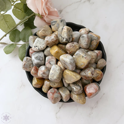 Crazy Lace Agate Tumbled Stones