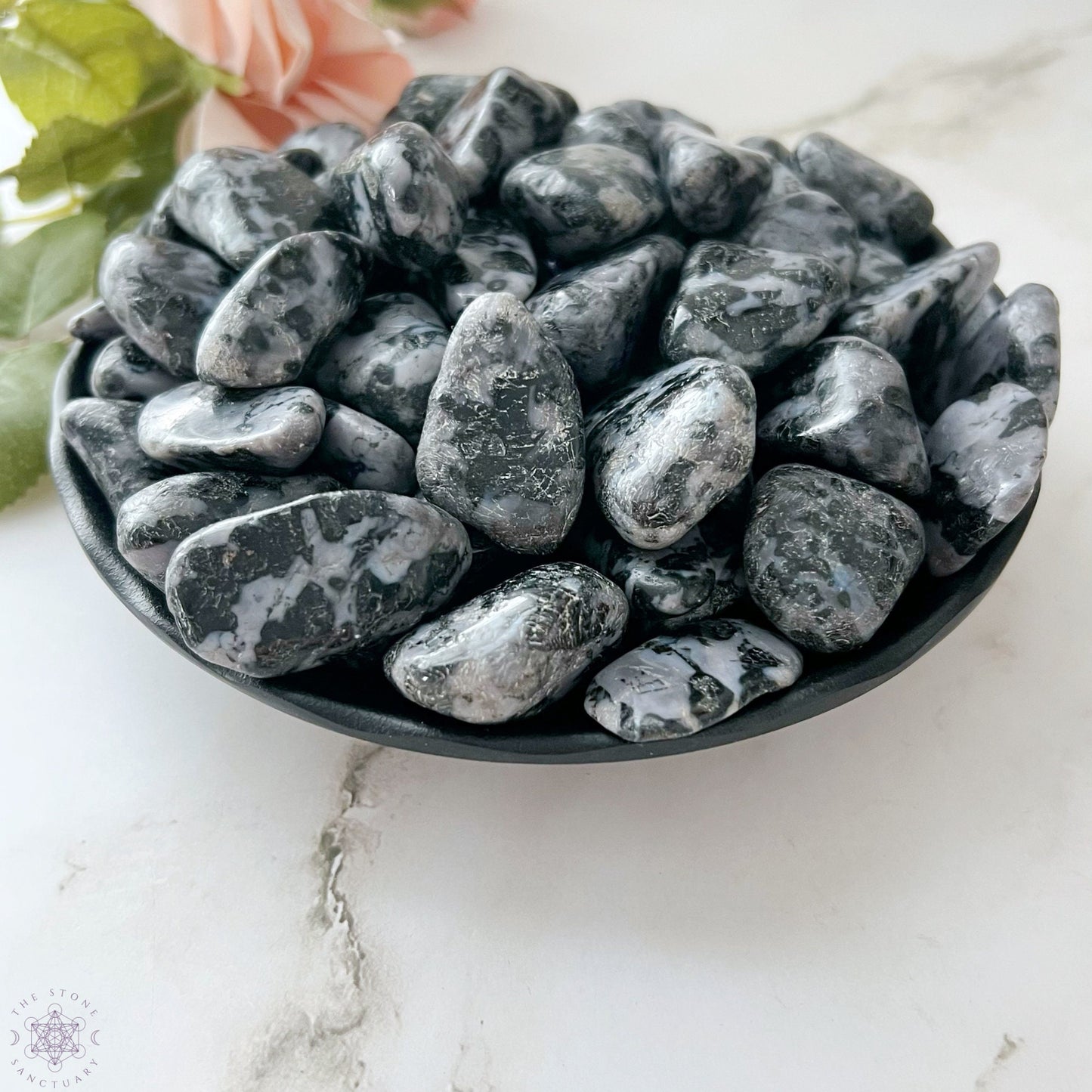 Indigo Gabbro Tumbled Stones