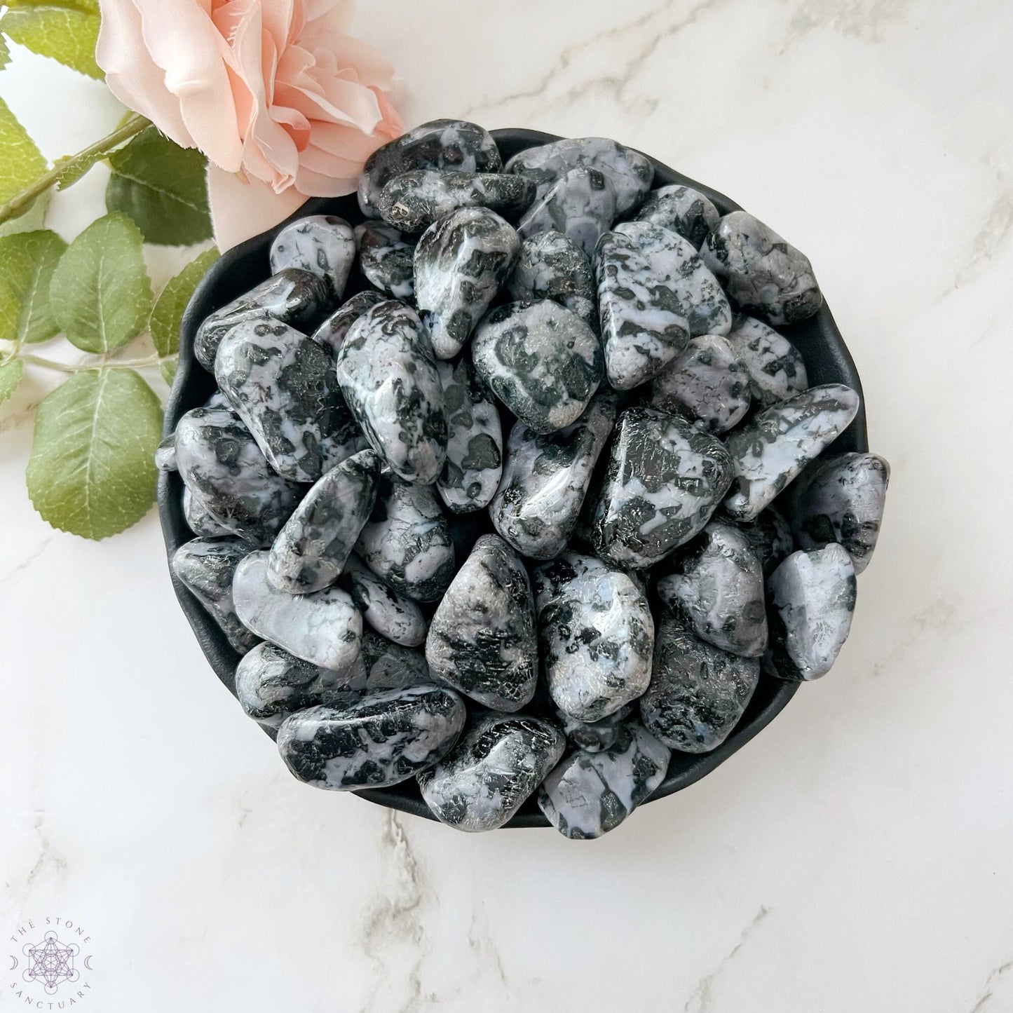 Indigo Gabbro Tumbled Stones