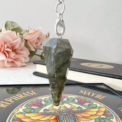 Labradorite Hexagonal Pendulum