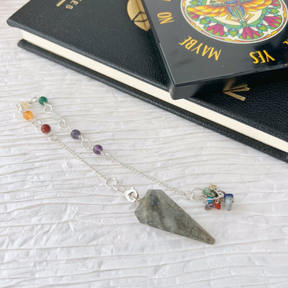 Labradorite Hexagonal Pendulum