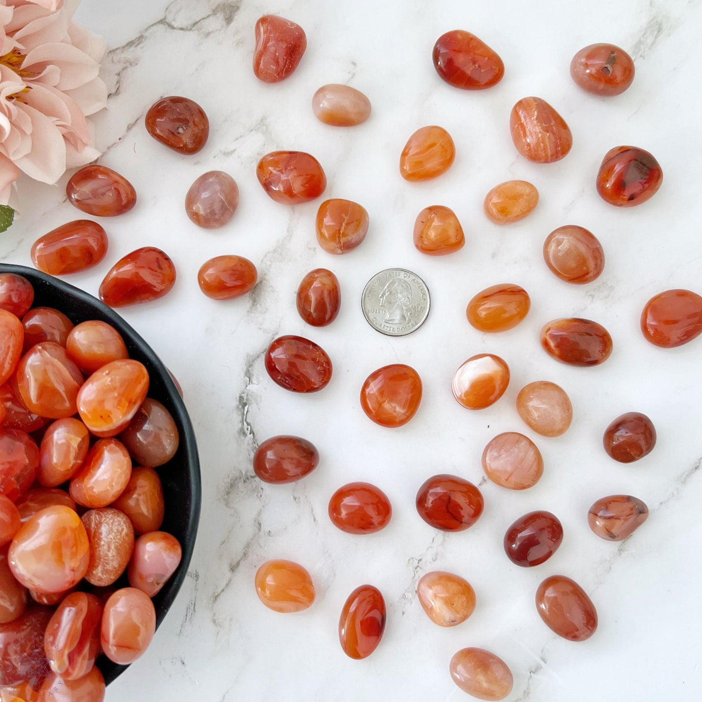 Carnelian Tumbled Stones