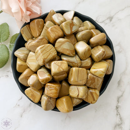 Brown Walnut Jasper Tumbled Stones