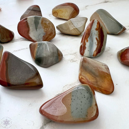 Polychrome Jasper Tumbled Stones