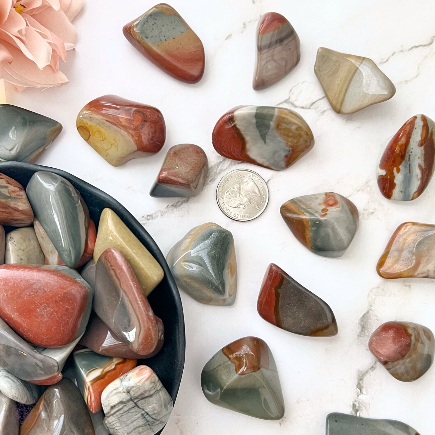 Polychrome Jasper Tumbled Stones