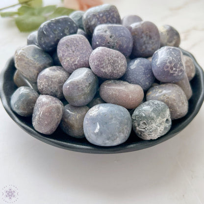 Grape Agate Tumbled Stones