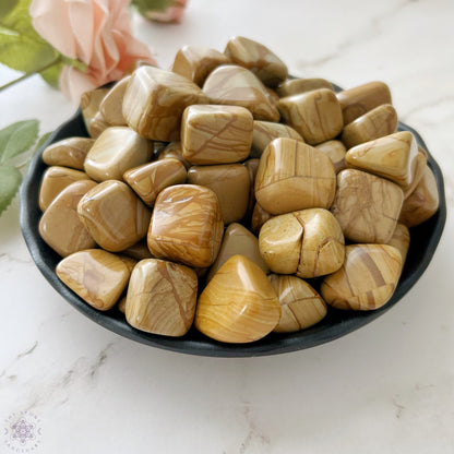 Brown Walnut Jasper Tumbled Stones