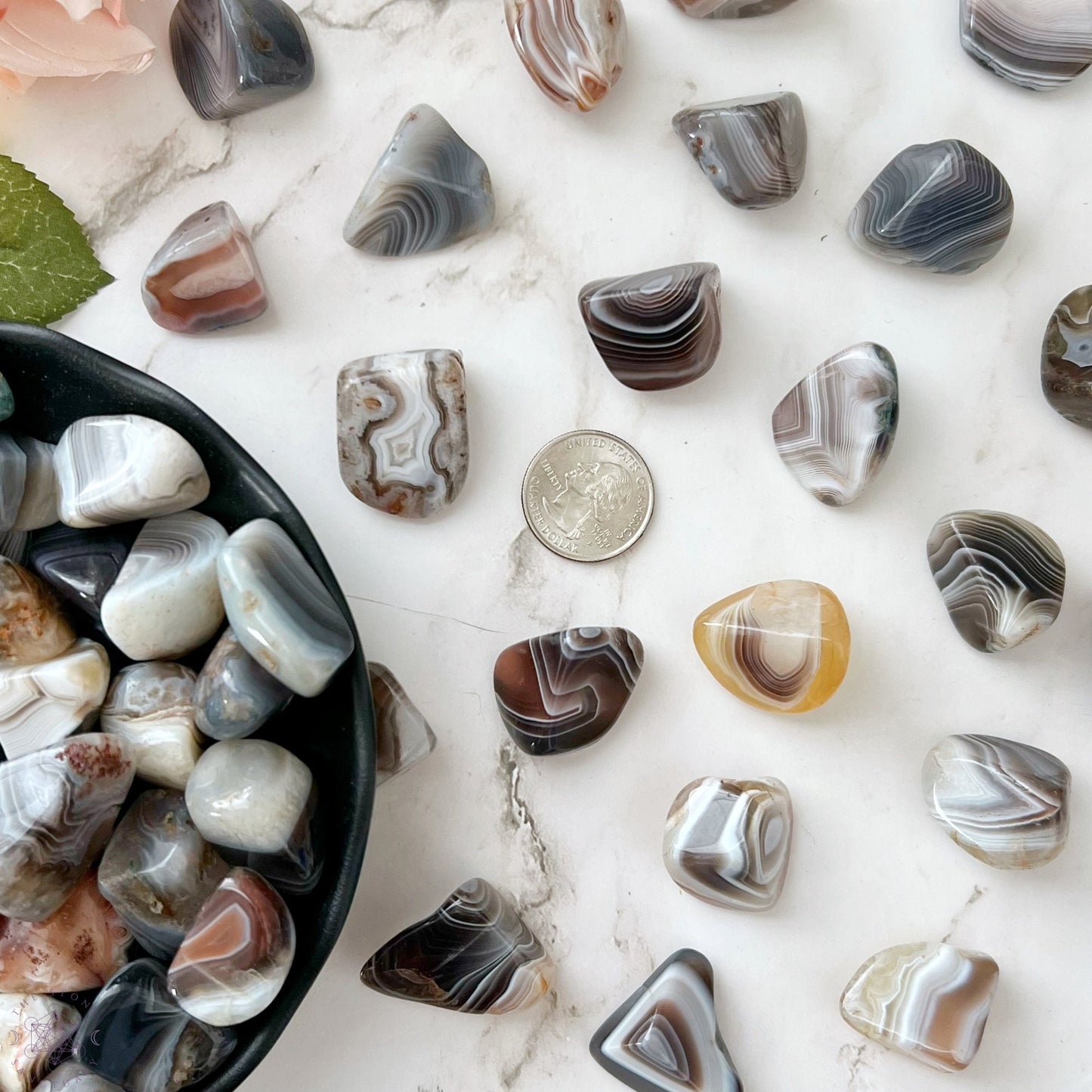 Botswana Agate Tumbled Stones