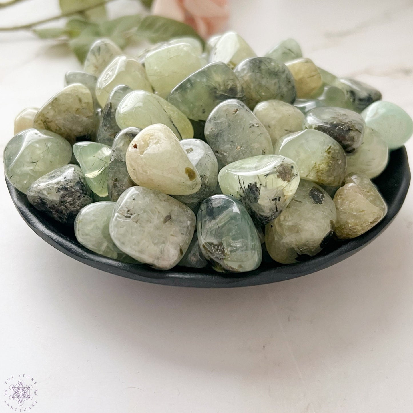 Prehnite Tumbled Stones