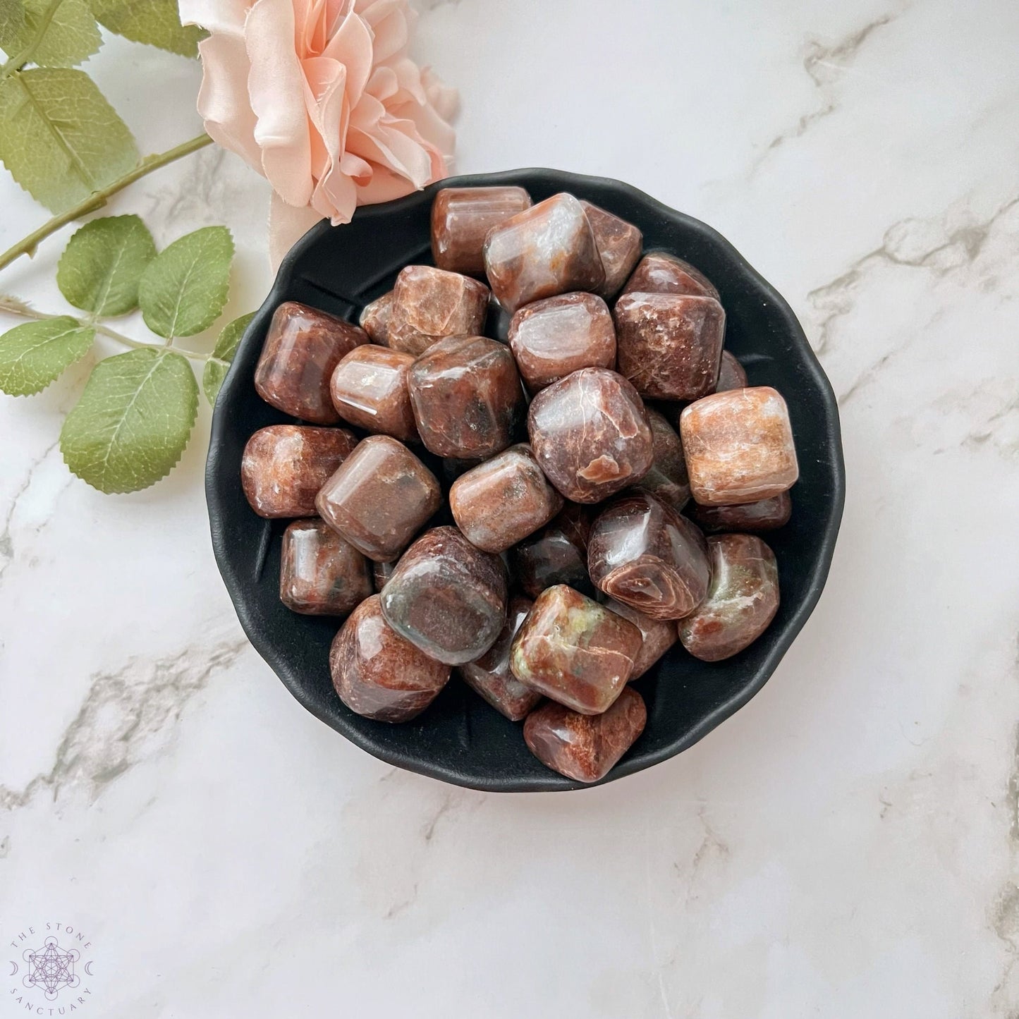 Hessonite Garnet Tumbled Stones