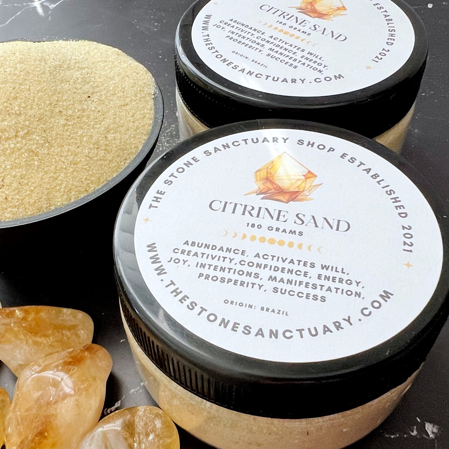 Citrine Gemstone Sand