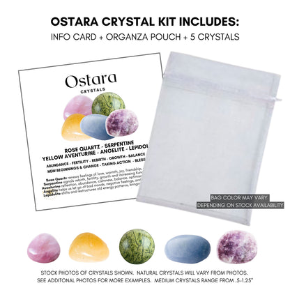 Ostara Crystal Kit