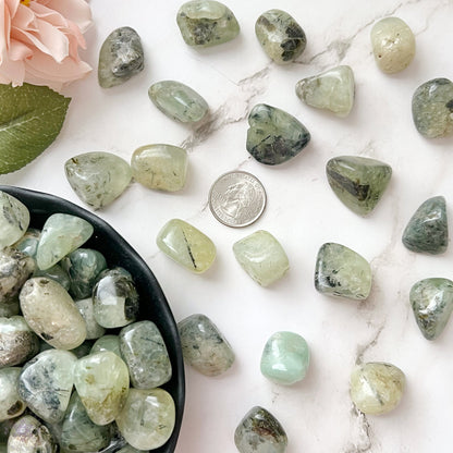 Prehnite Tumbled Stones