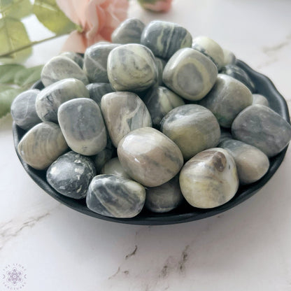 Infinite Serpentine Tumbled Stones