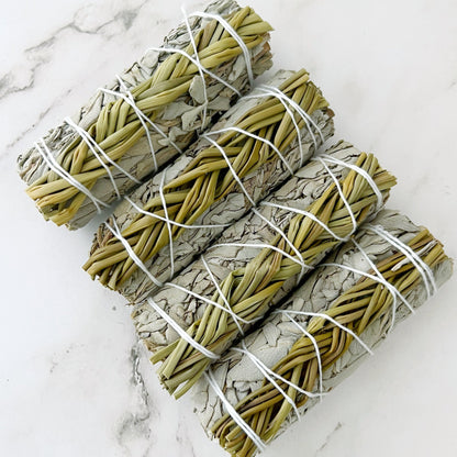 Organic White Sage with Sweetgrass