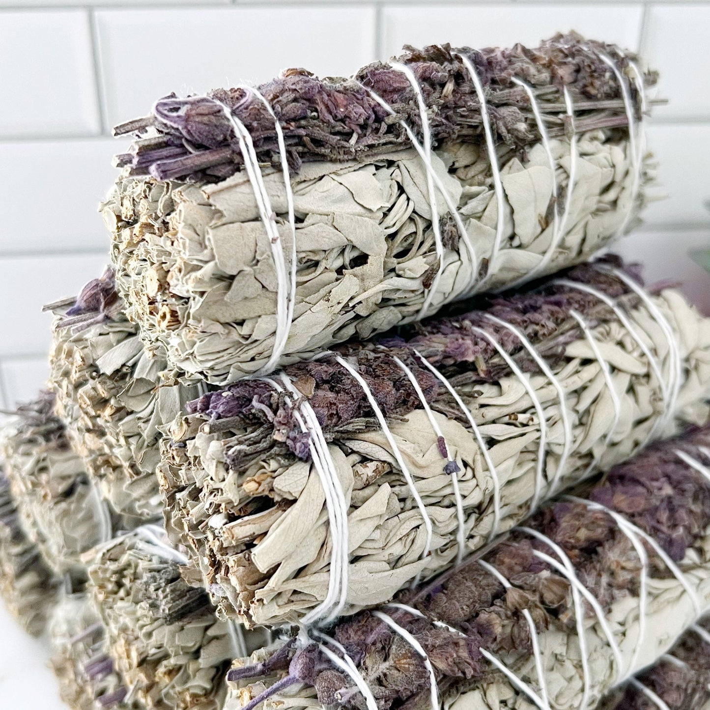 Deluxe Organic White Sage & Lavender Smudge