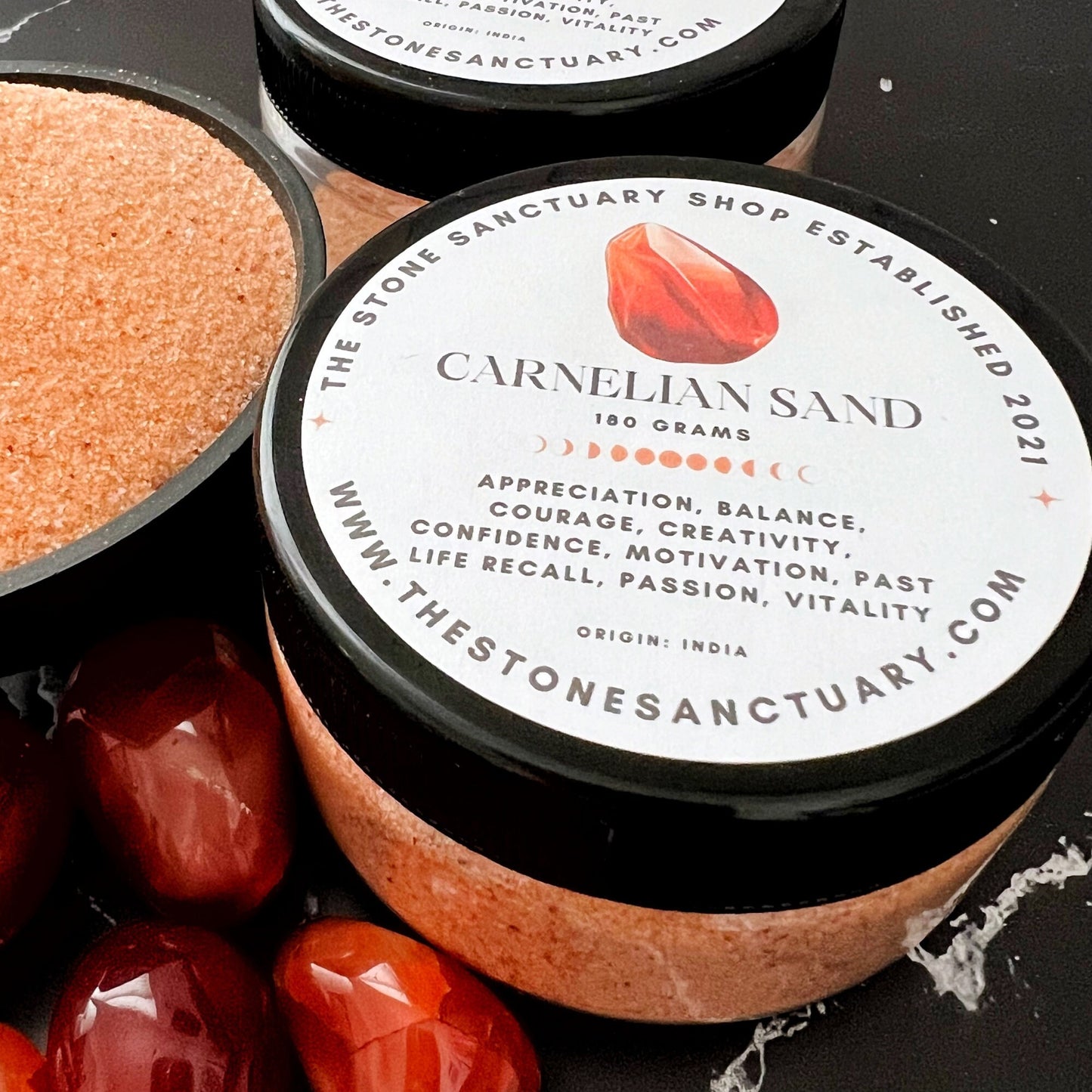 Carnelian Gemstone Sand