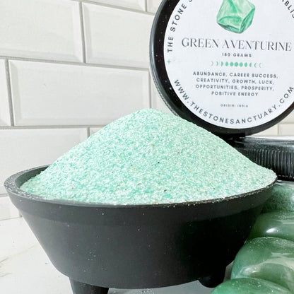 Green Aventurine Gemstone Sand