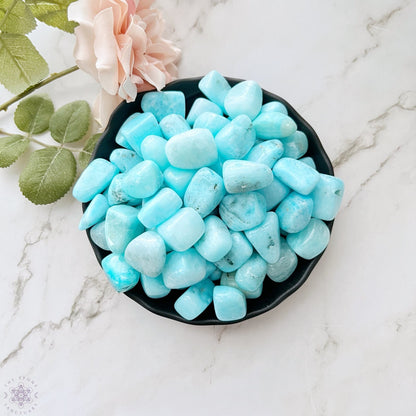 Blue Aragonite Tumbled Stones