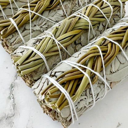 Organic White Sage with Sweetgrass