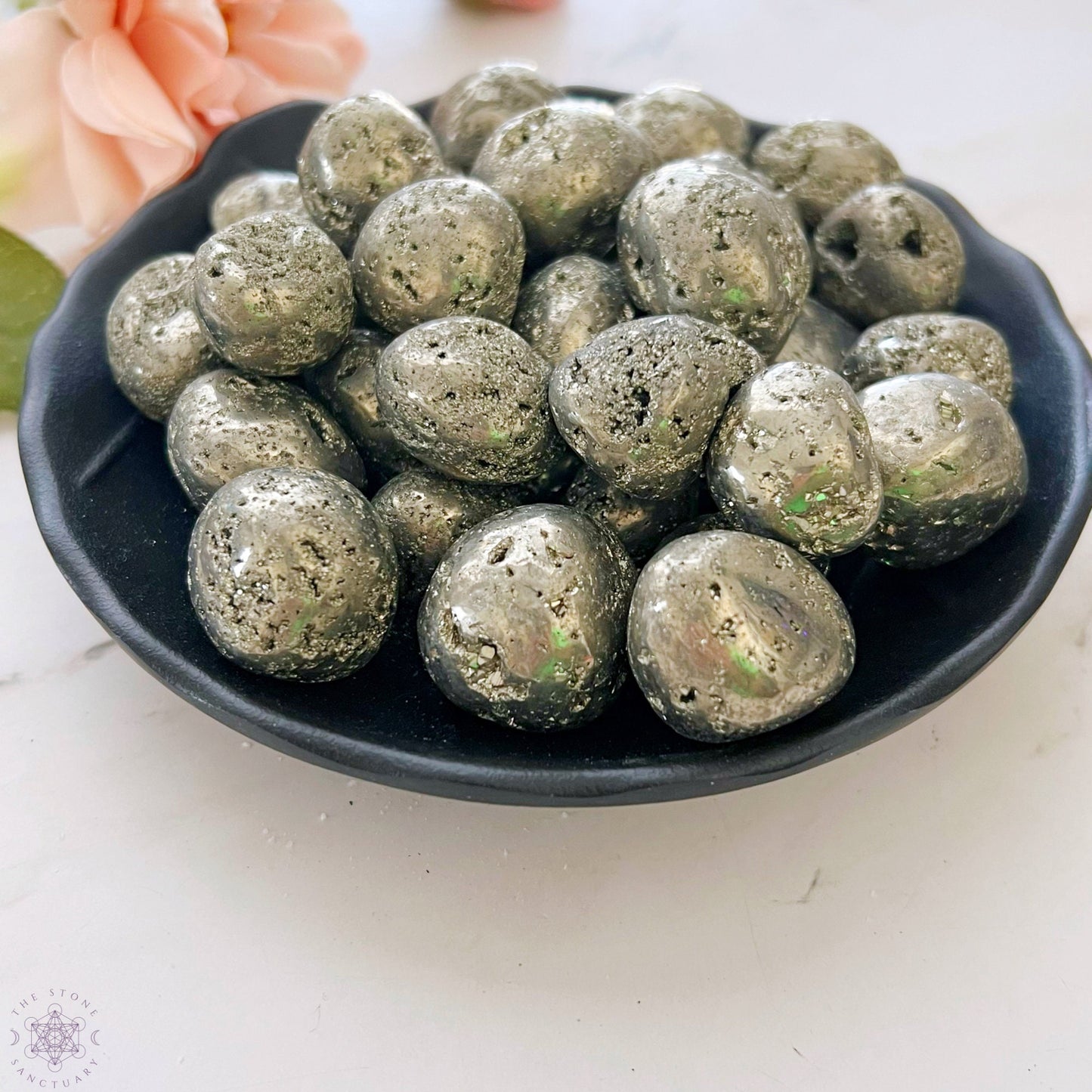 Pyrite Tumbled Stones