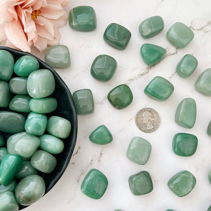 Green Aventurine Tumbled Stones