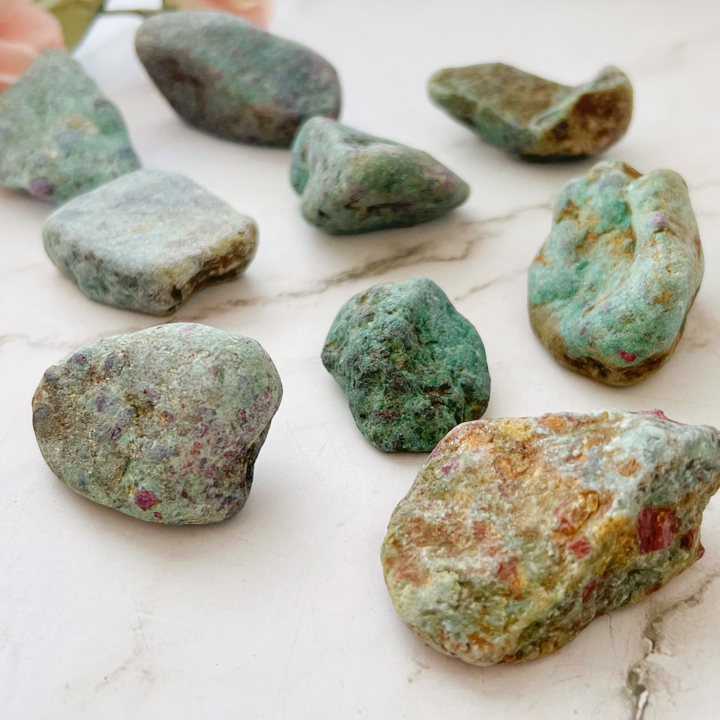 Raw Ruby Fuchsite Stone