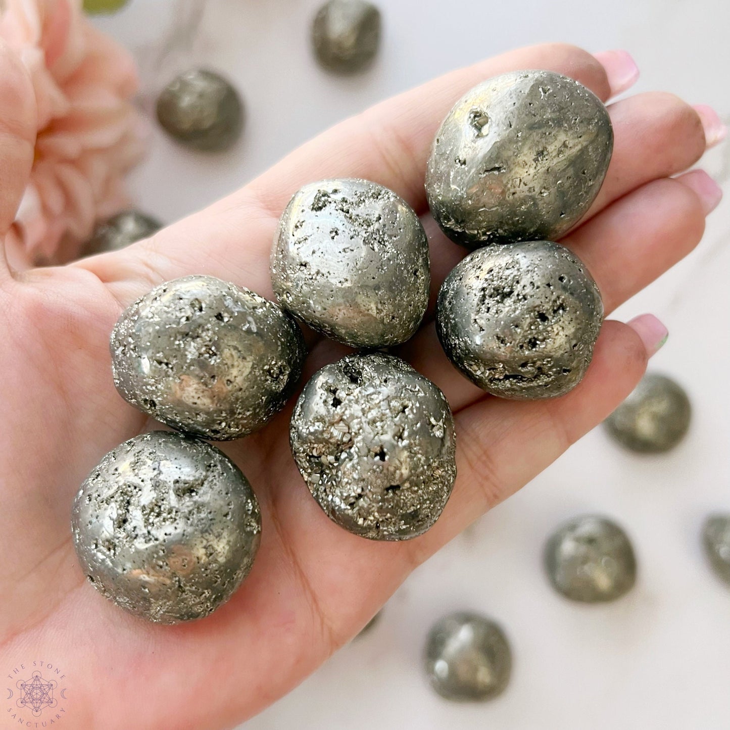 Pyrite Tumbled Stones