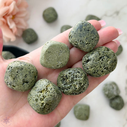 Epidote Tumbled Stones