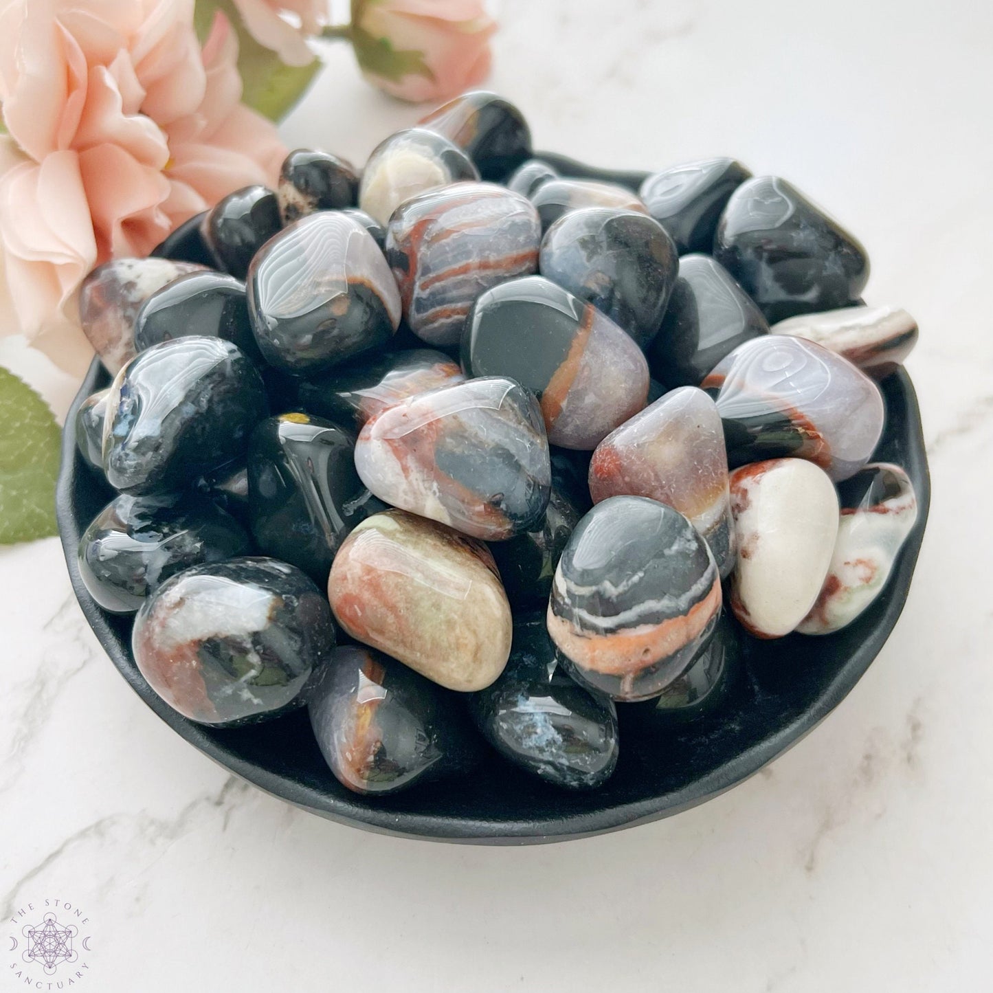 Sardonyx Tumbled Stones