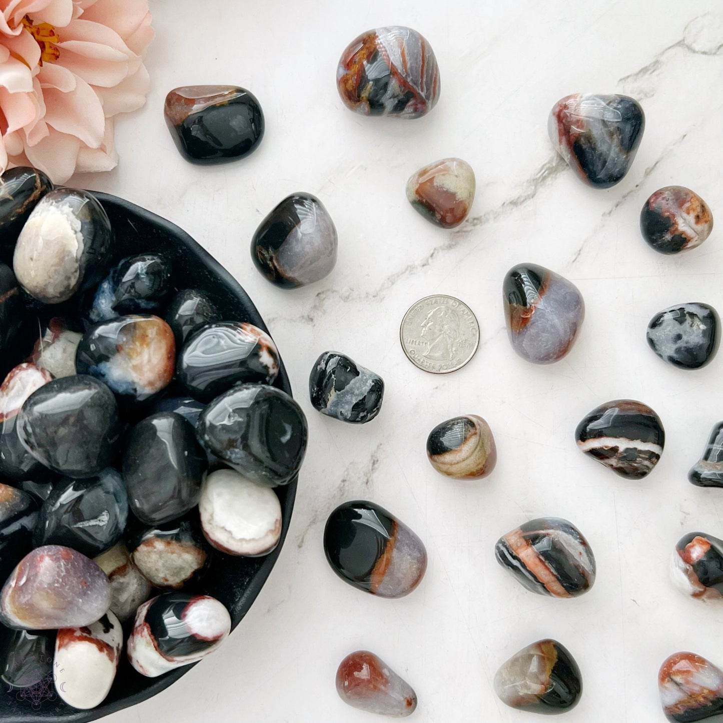 Sardonyx Tumbled Stones