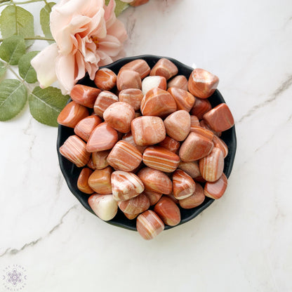 Red Malachite Tumbled Stones