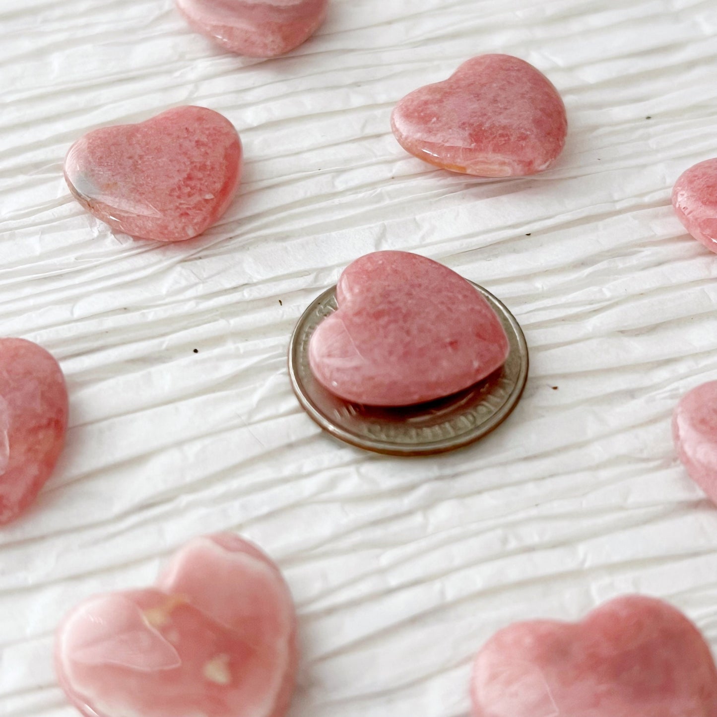 20mm Mini Rhodochrosite Heart