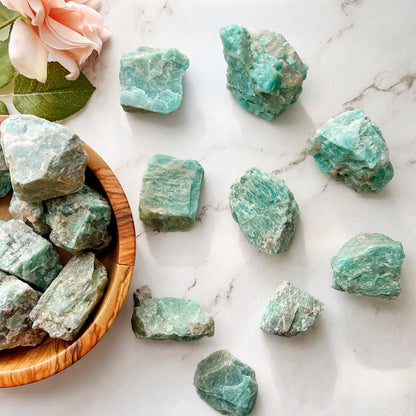 Raw Amazonite Stones