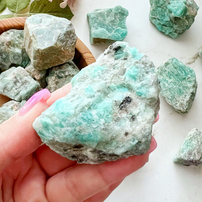 Raw Amazonite Stones