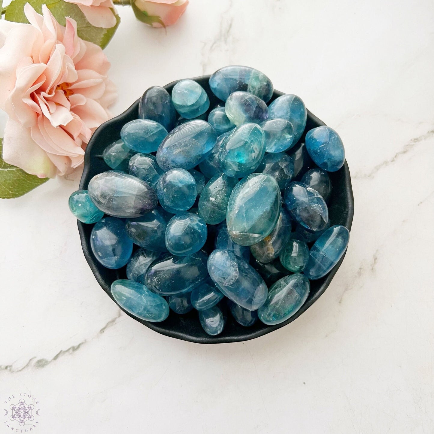 Blue Fluorite Tumbled Stones