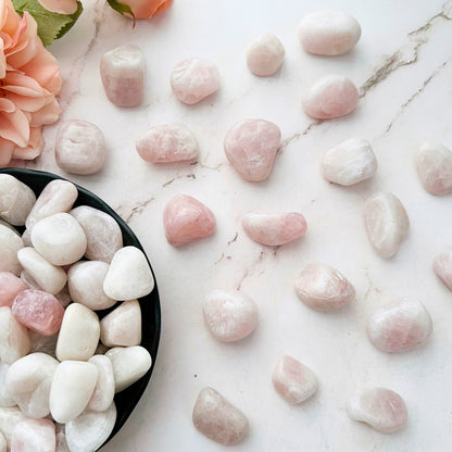 Lavender Quartz Tumbled Stones