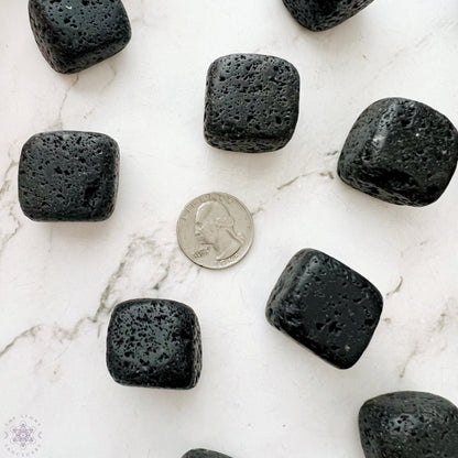 Lava Rock Tumbled Stones