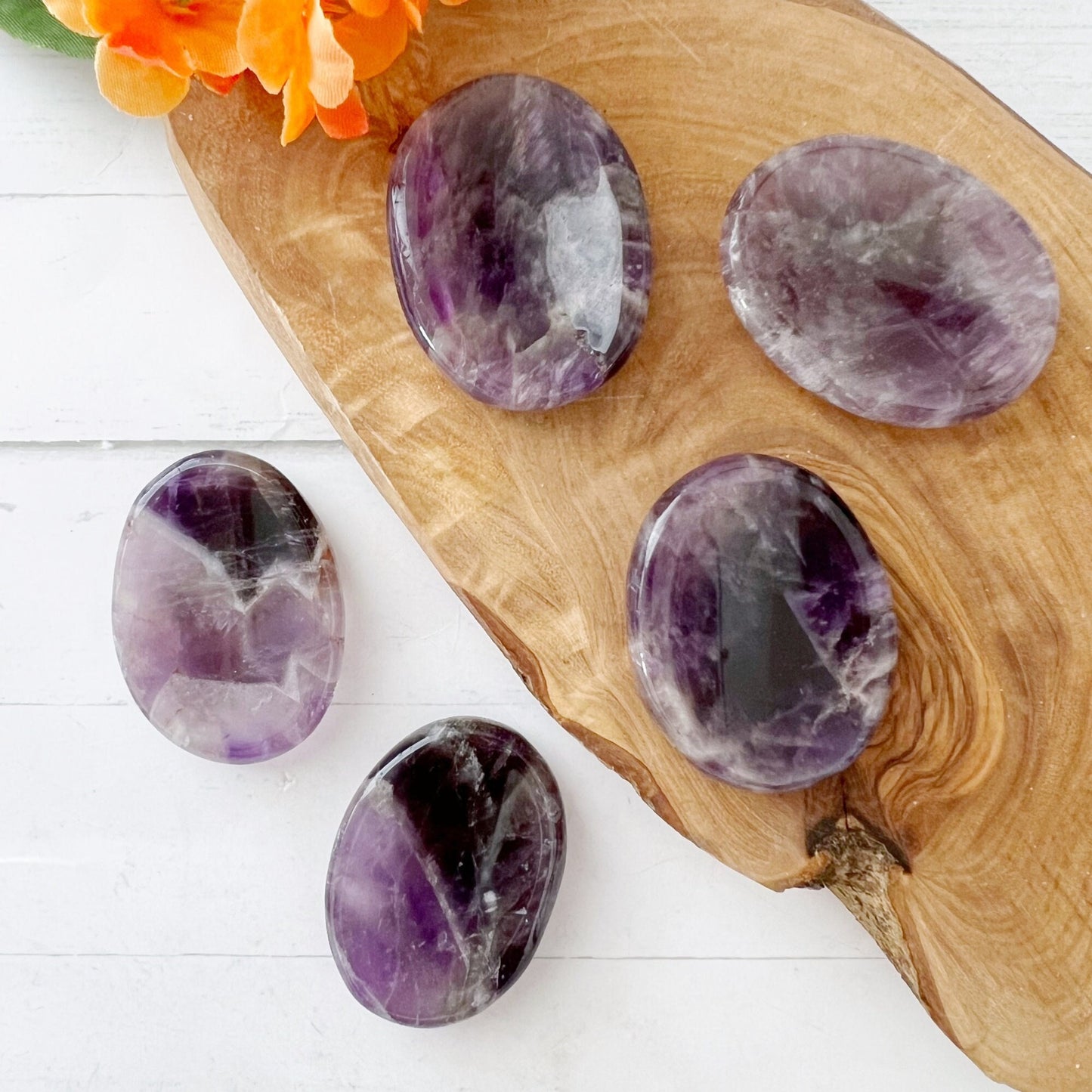 Amethyst Worry Stone