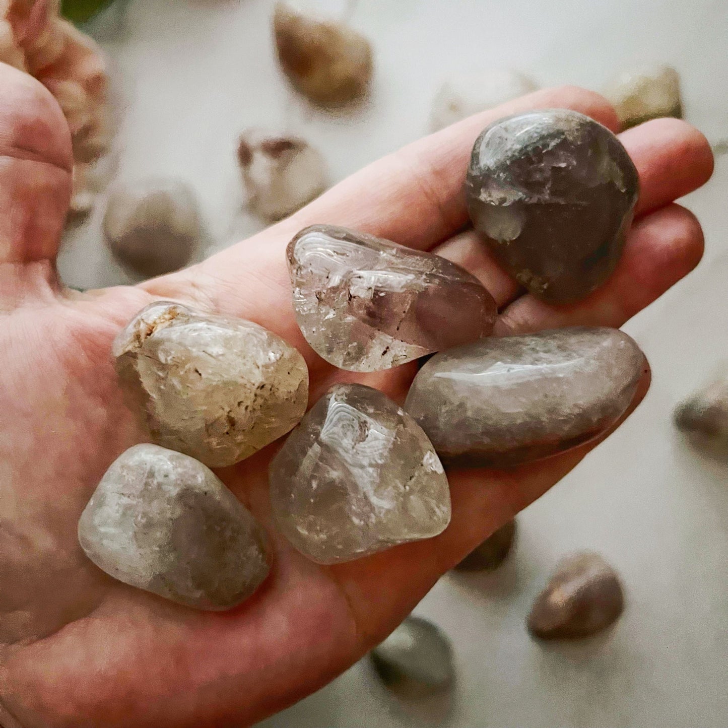 Lithium Quartz Tumbled Stones