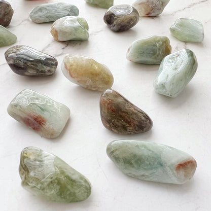 Prasiolite Tumbled Stones