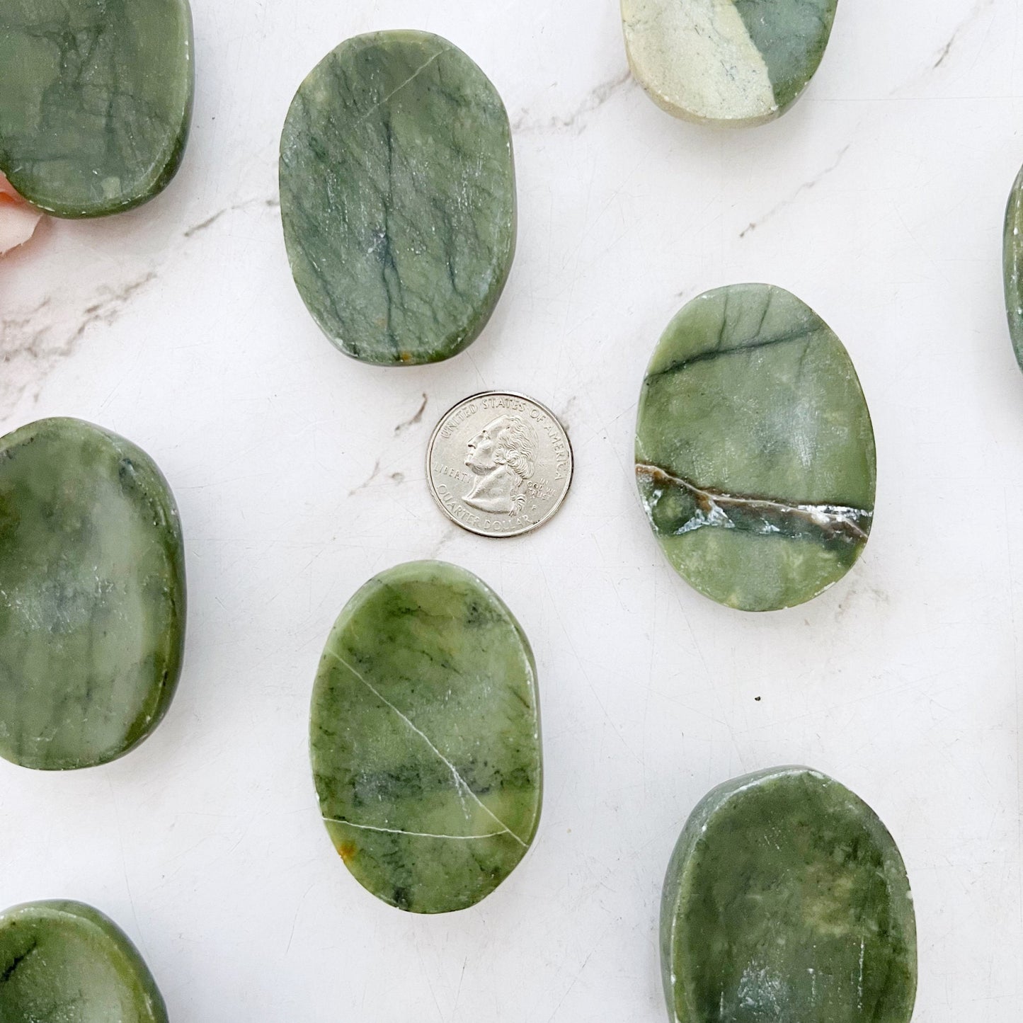 Nephrite Jade Worry Stone