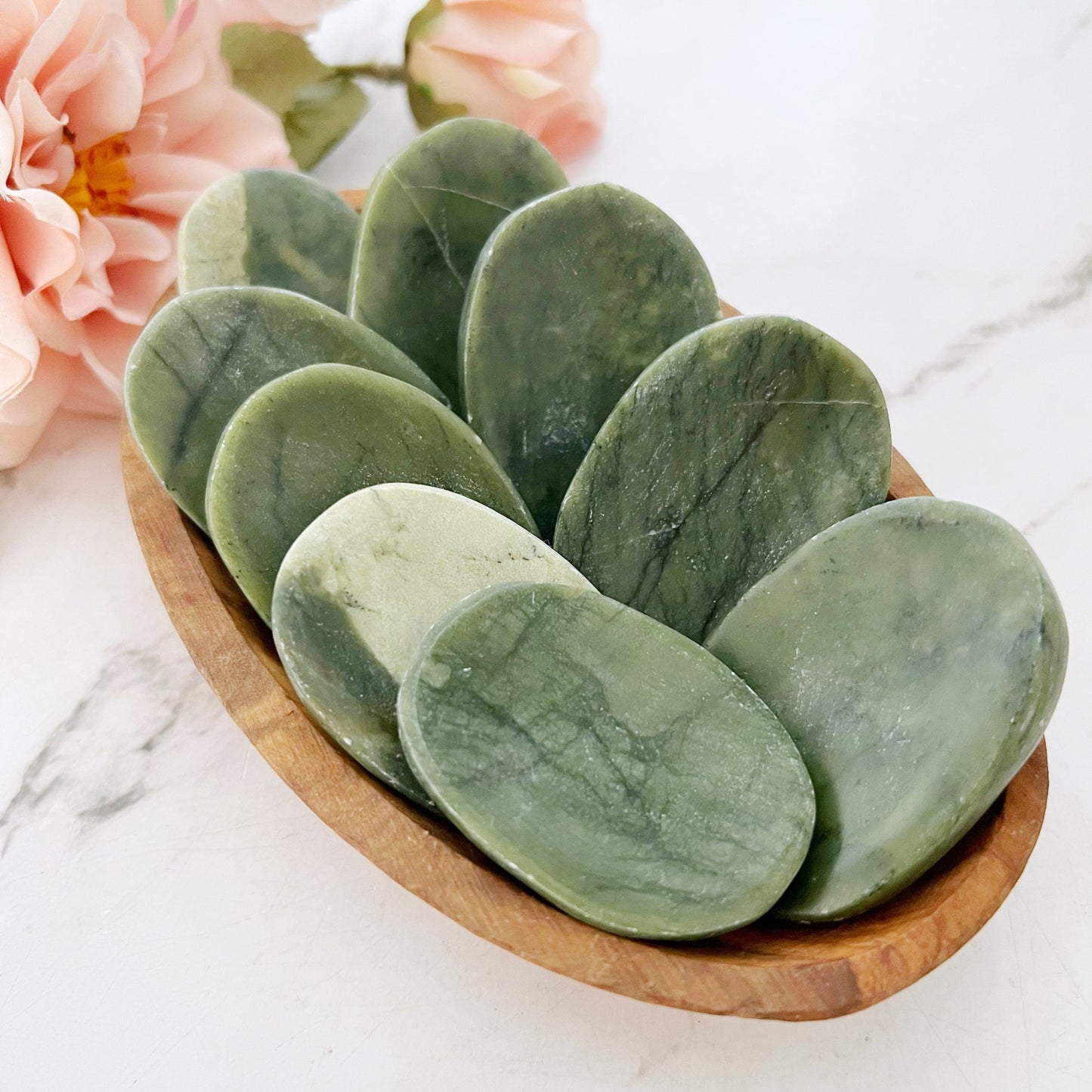 Nephrite Jade Worry Stone