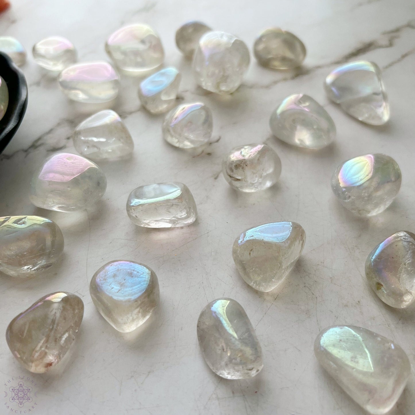 Angel Aura Quartz Tumbled Stones